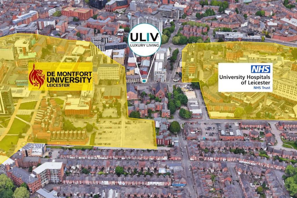 Modern 1-Bed Studio 2D Close To Royal Infirmary & Dmu Leicester Exterior foto